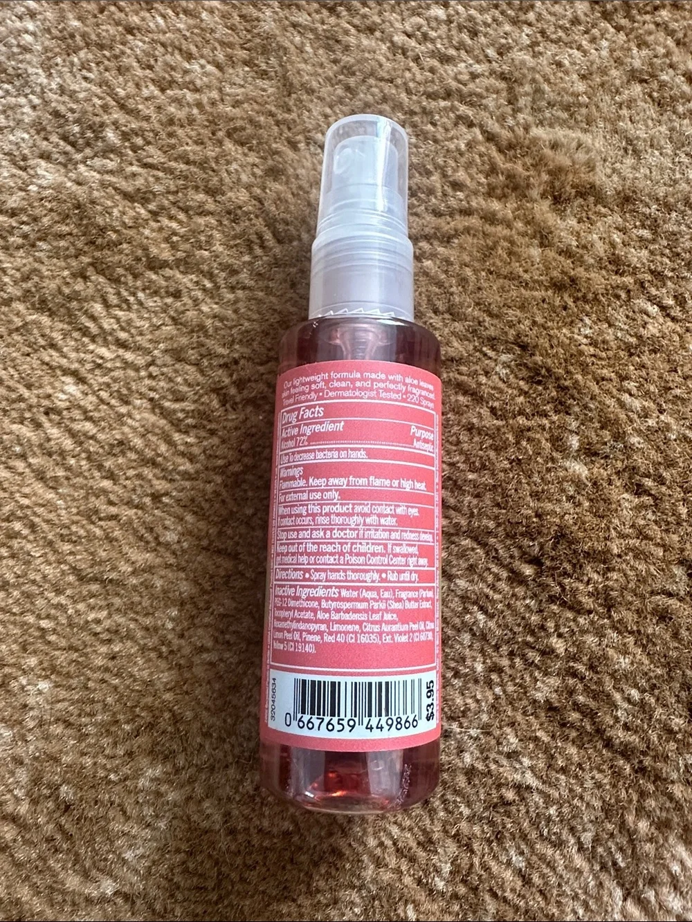 Fresh Watermelon Anti-Bacterial Hand Spray